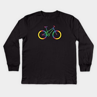 Rainbow bike Kids Long Sleeve T-Shirt